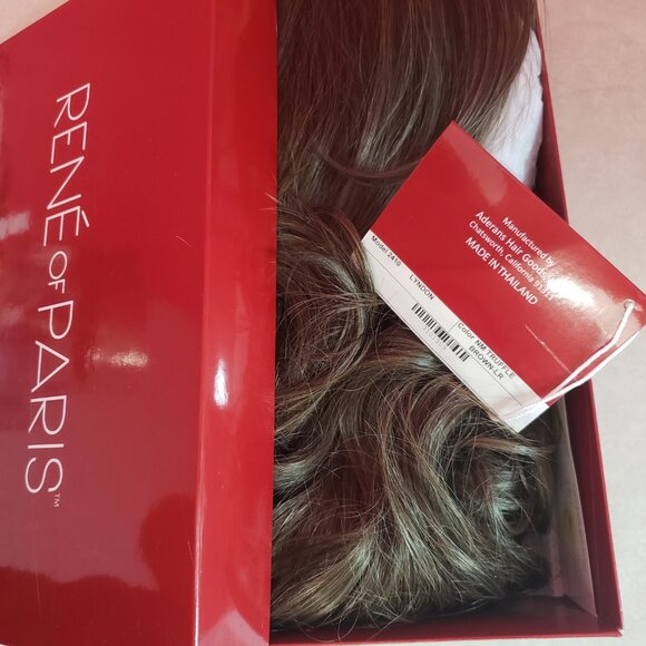 NEW Lyndon wig by Rene of Paris, Truffle Brown, lace fnt, mono part, romantic - Picture 8 of 13